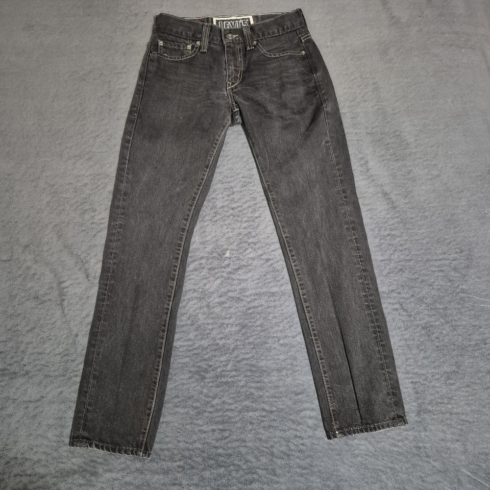 Levis 511 Jeans Men 30x32  Black The Original Riveted Jean Skinny Y2K